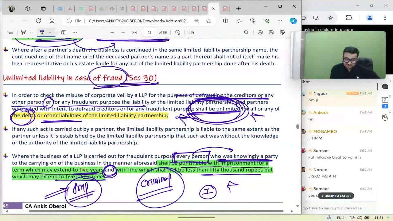 LLP Act Part-2