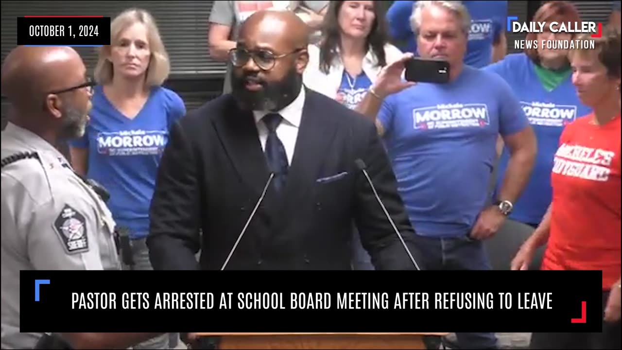 Pastor Gets ARRESTED At School Board Meeting After Refusing To Leave