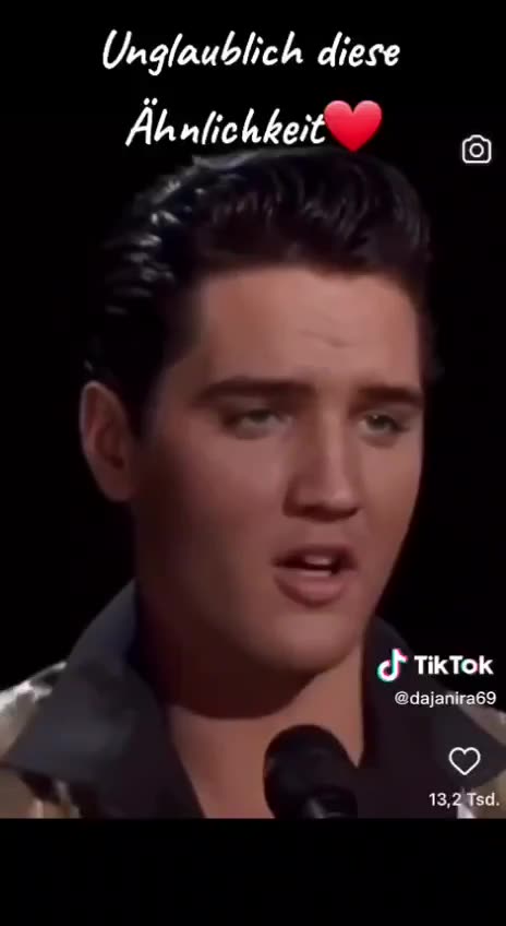 Elvis! . Unbelievable! .❤️ Can you tell the difference???