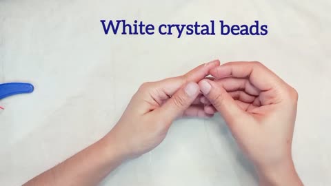 Crystal beads earring DIY crystal beaded earrings for Young Girls