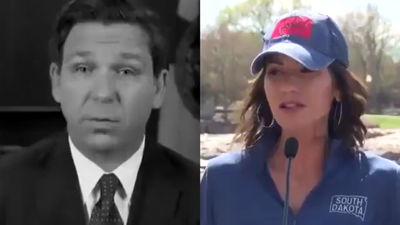 DeSantis (R-FL) vs Noem (R-SD) on COVID Lockdowns in Florida