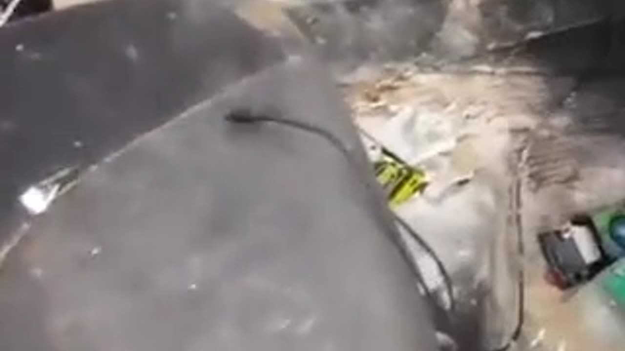 Dirty disgusting car