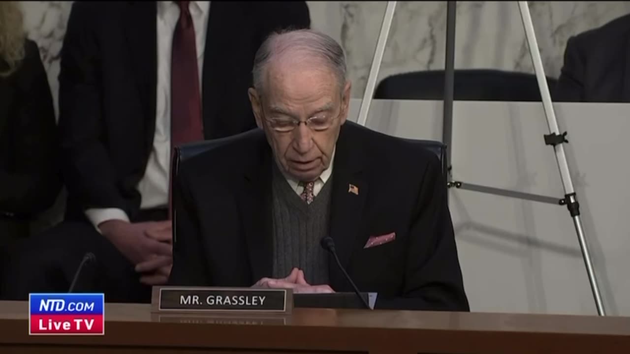 Grassley - where’s Hunter