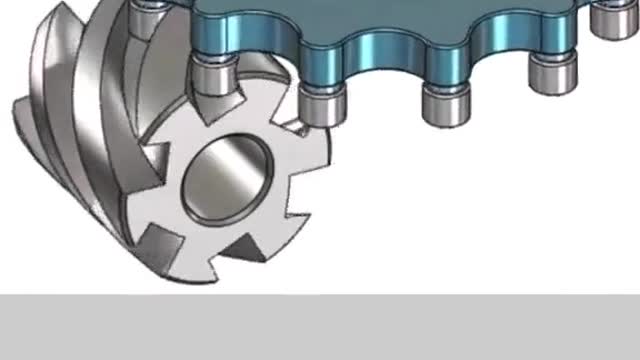 Operation principle of special-shaped gear