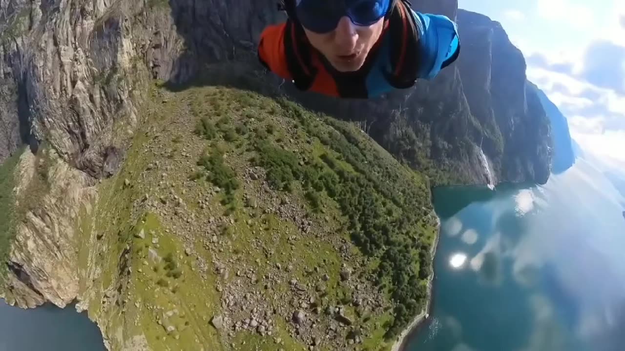 Mountain Para Jump beautiful view