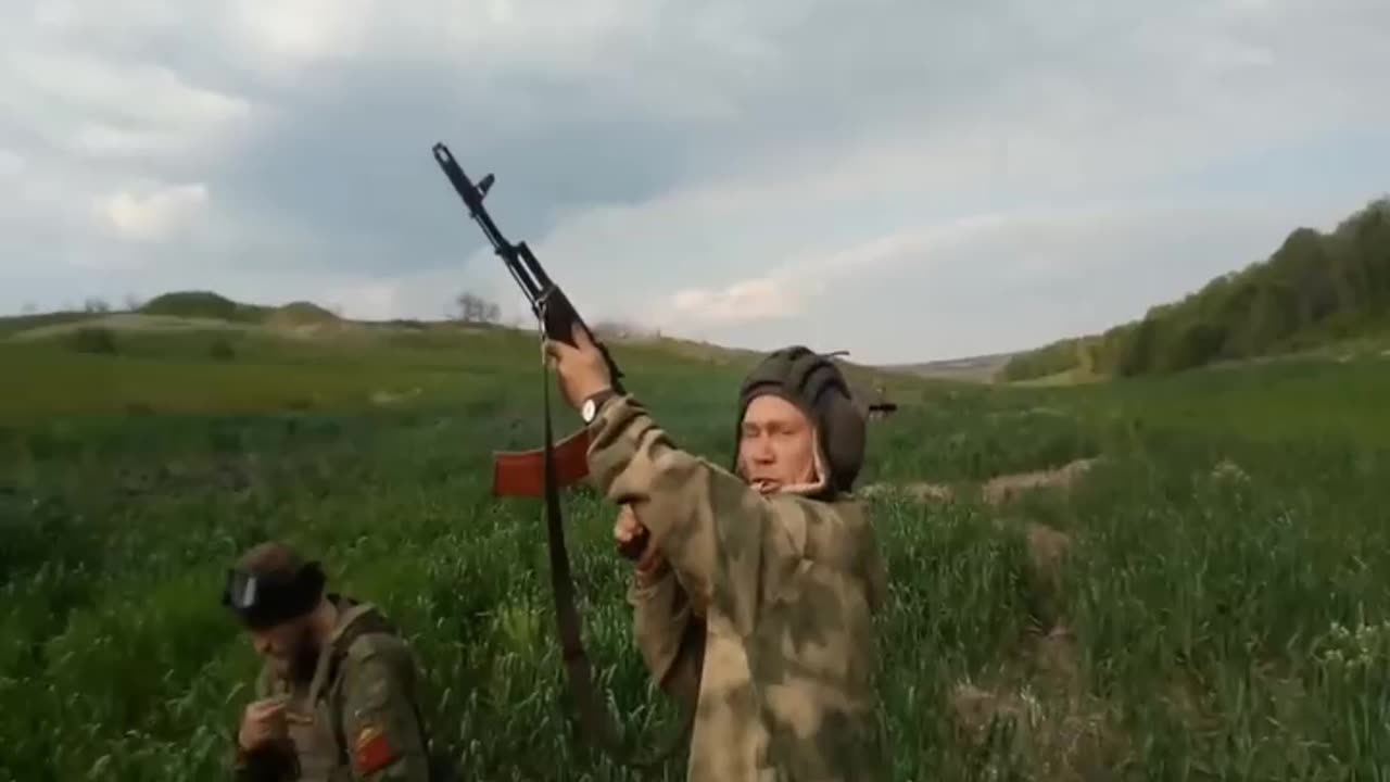 Footage of a Russian Military Funeral