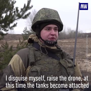 Drone operator about his job