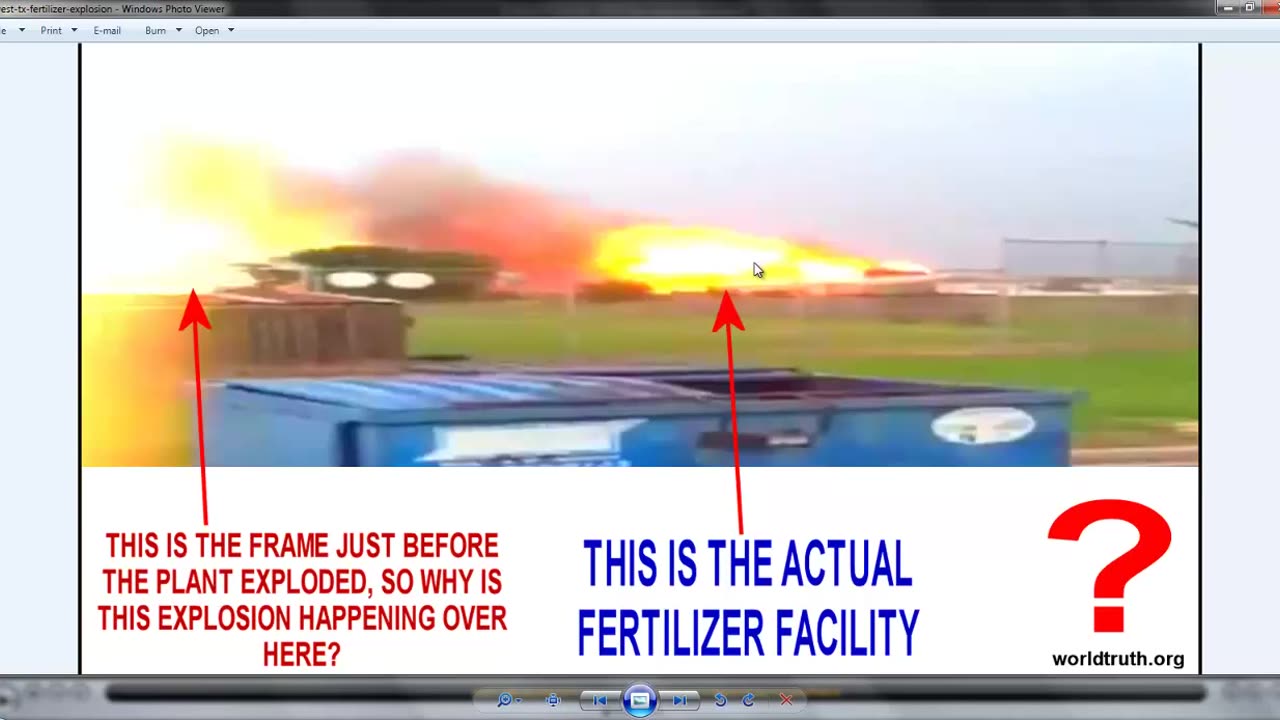 'West Texas Fertilizer Plant Missile Approaches Away From Facility???' - 2013