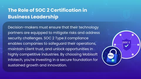 Secure Your Business Future with SOC 2 Type II Certification