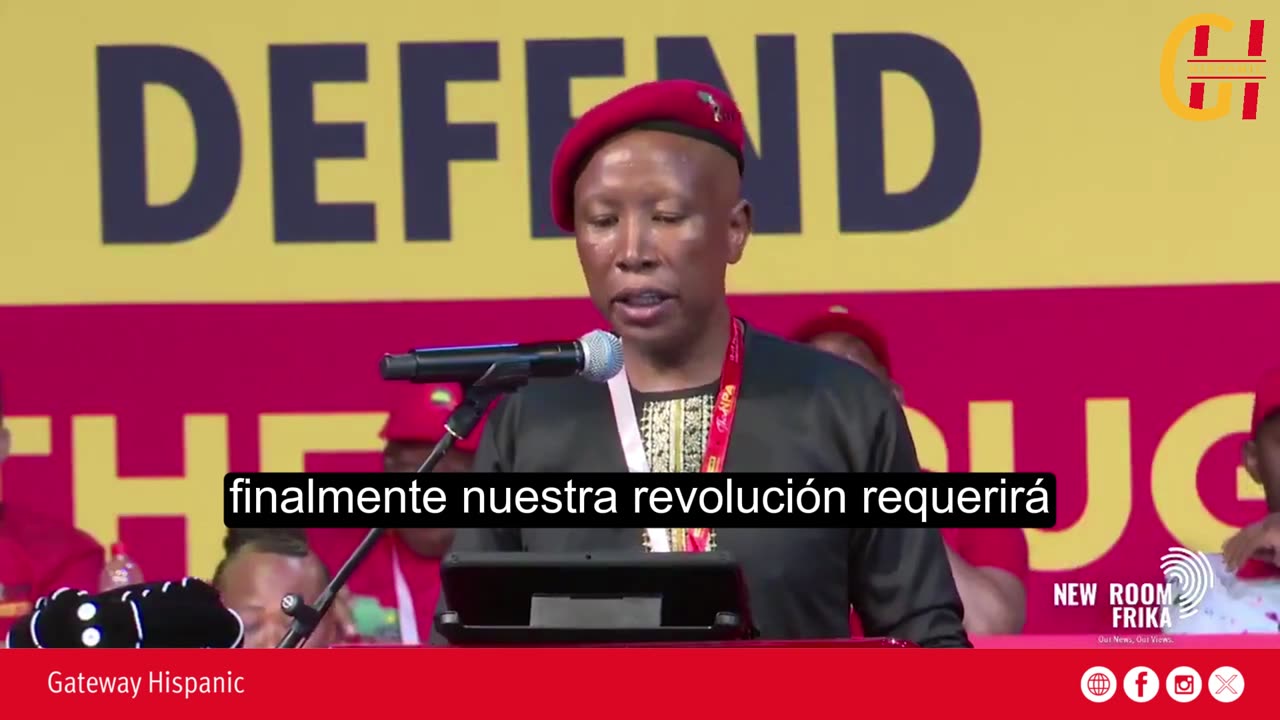 EFF leader Julius Malema is again calling for white genocide and white land seizures