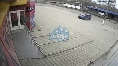 Ukraine Russia War Missile Hits Store As Lady Walks In