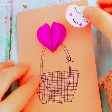 origami - open out a beautiful flower