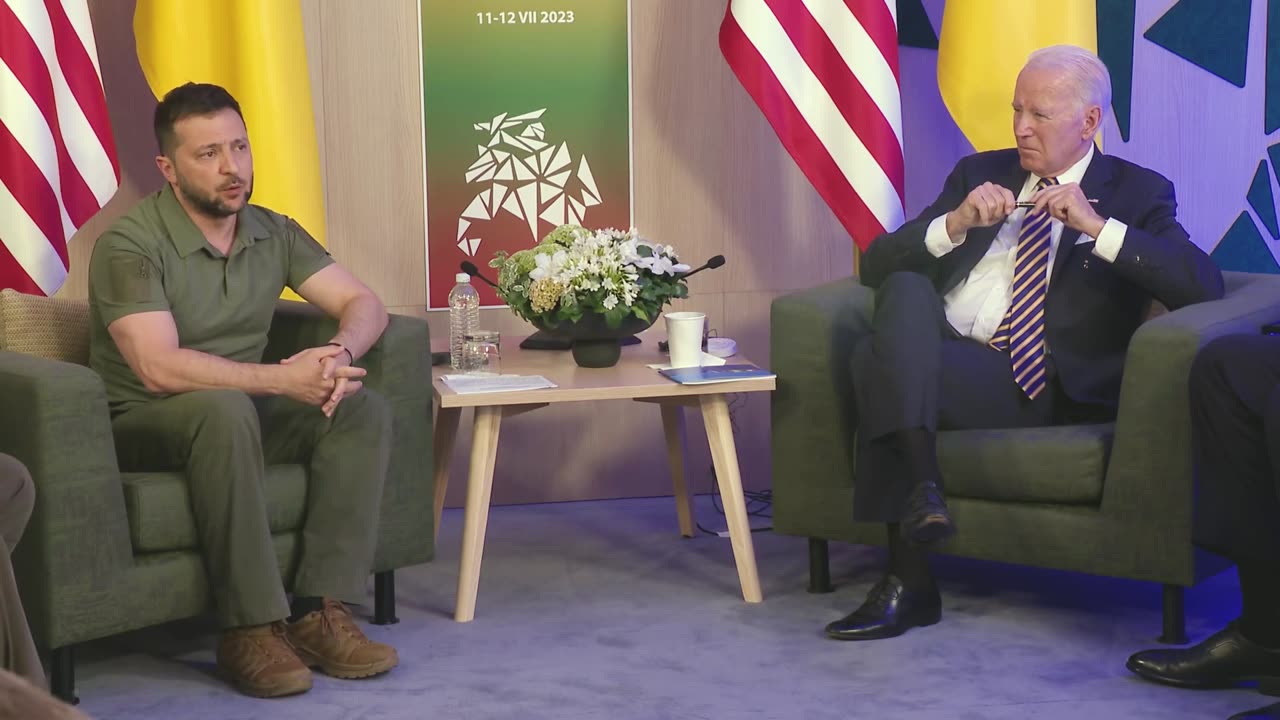 President Biden Participates in a Bilateral Meeting with President Volodymyr Zelenskyy of Ukraine