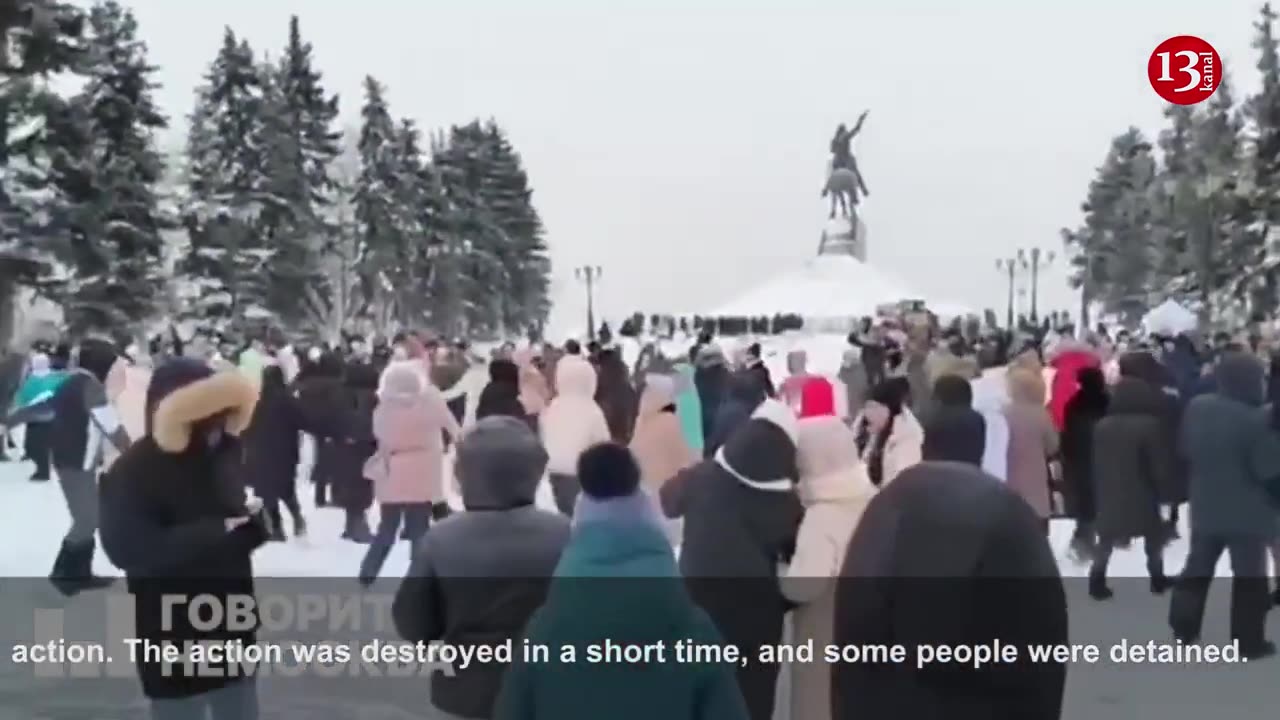 Thousands protesting again in Russian republic of Bashkortostan - Police forces brought to area