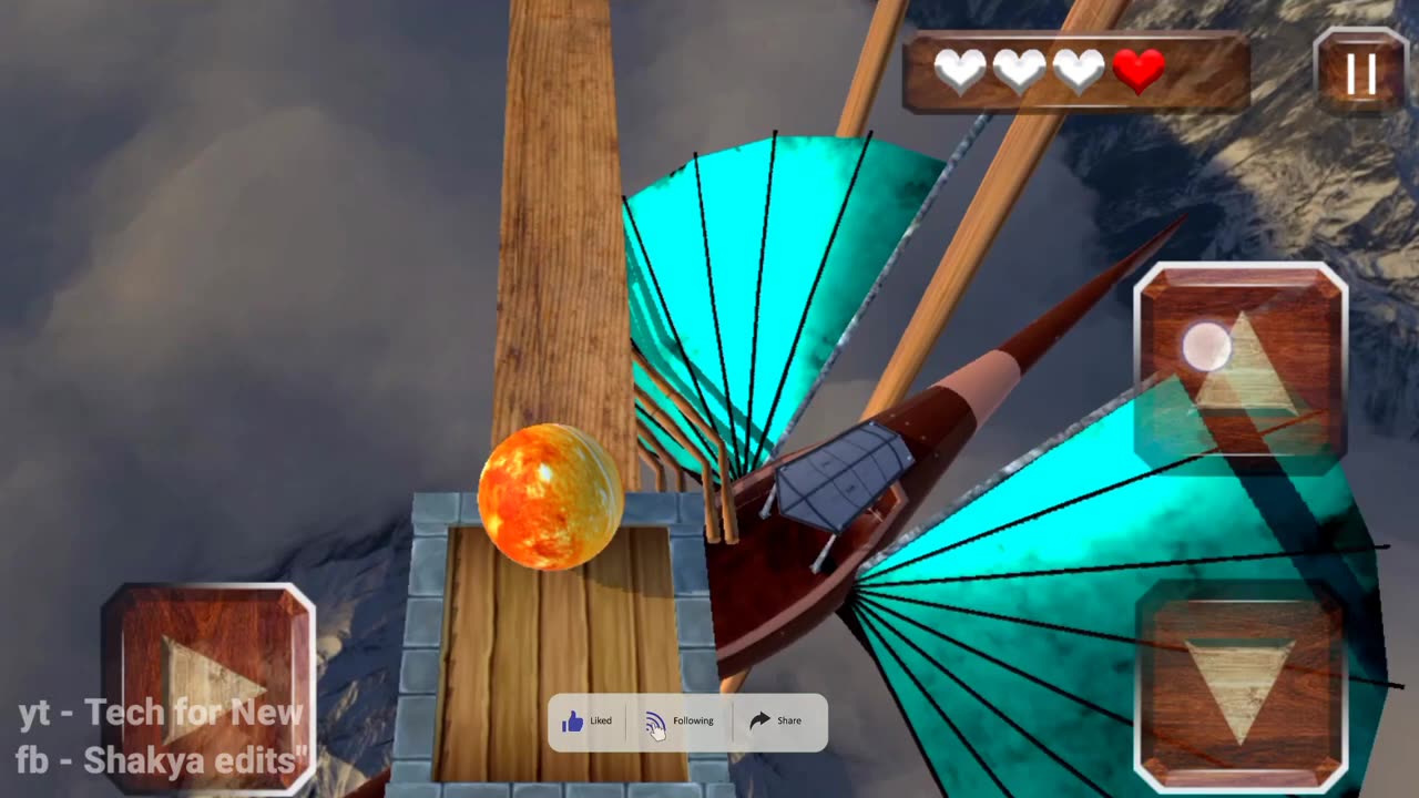 Level - 6 Ball Balance in the sky very hard level