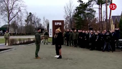 "Russian evil will collapse right here" - Ukraine marks Bucha recapture anniversary