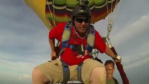 Adventure with hot air Balloon, Skydive