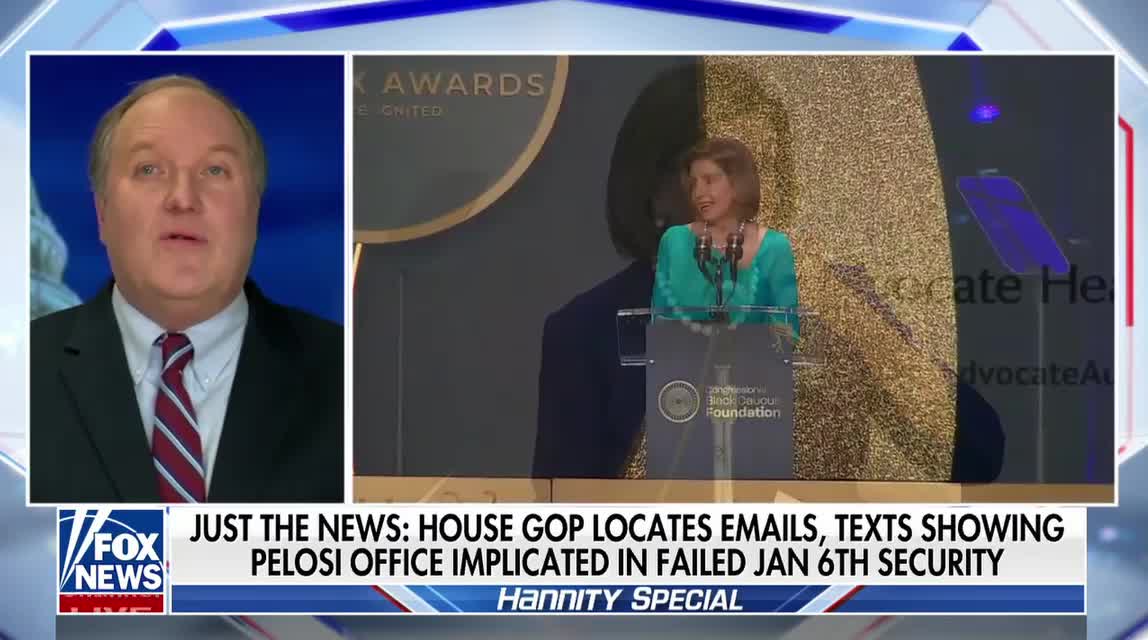 John Solomon: House Republicans Locate Emails Implicating Pelosi in Failed Jan 6 Capitol Security