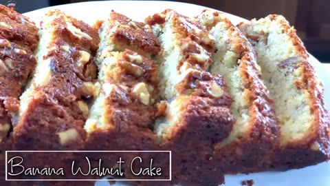 How to make Banana Bread - Soft and Spongy Cake