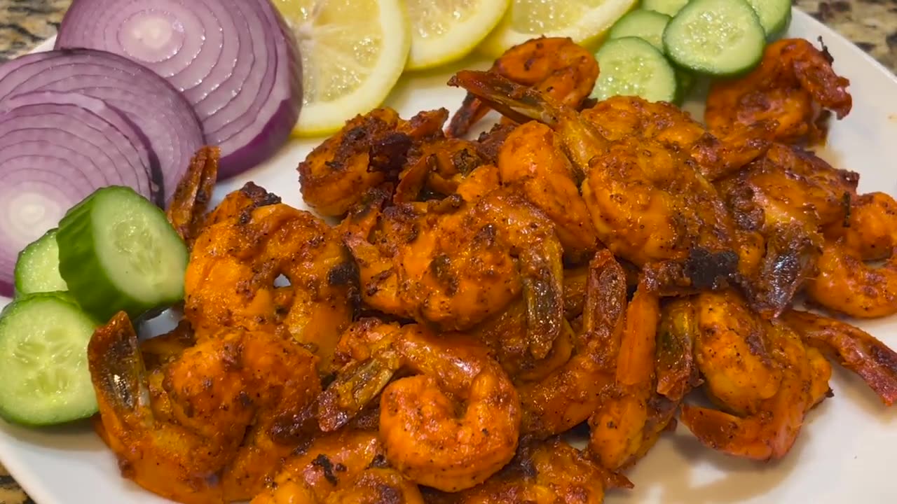 Tandoori grill prawns (shrimp) so delicious