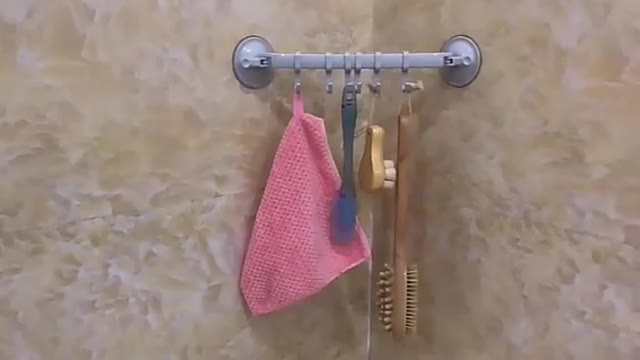 Hooks Plastic Bathroom Corner Towel