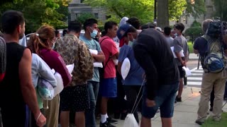 Migrants dropped off outside VP Harris' home after Texas-DC trip