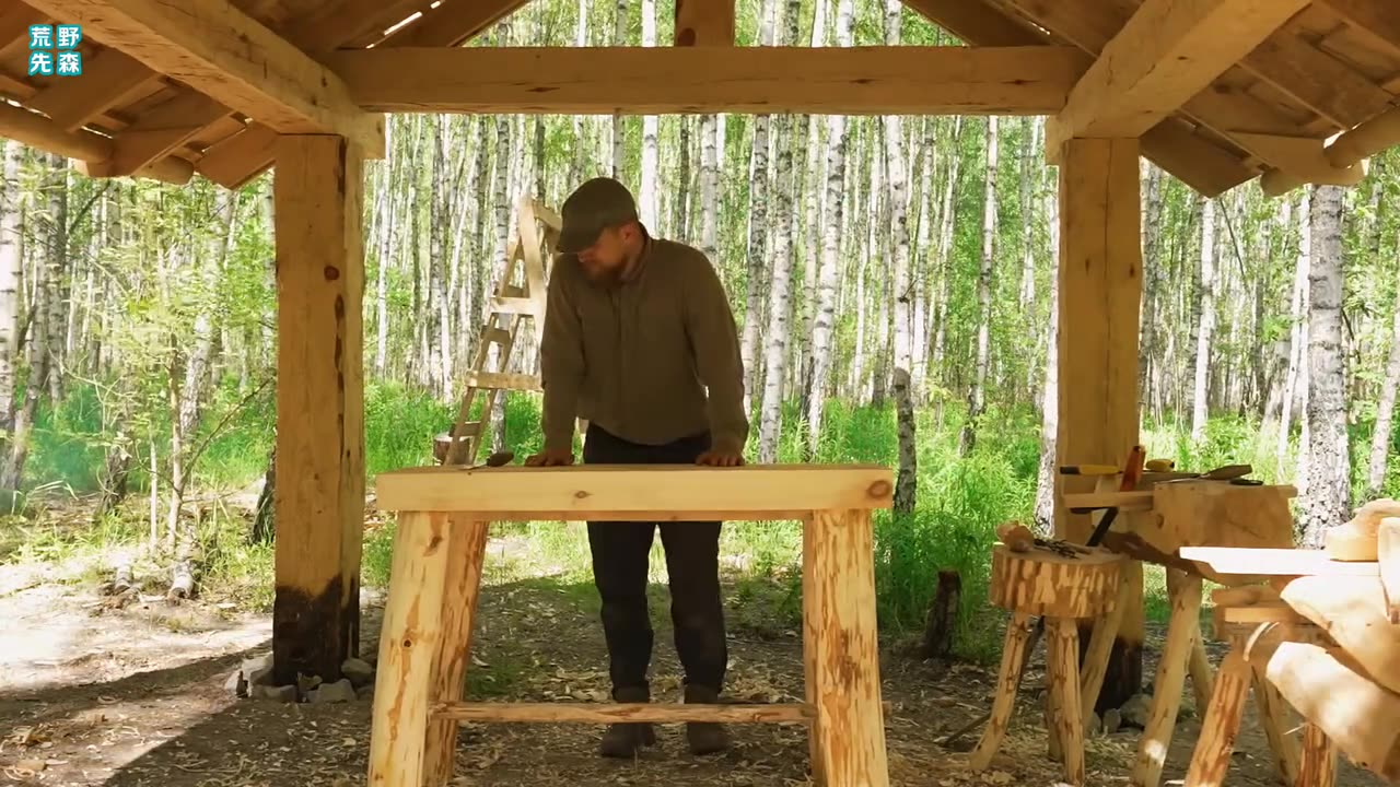 Building a Rustic Forest Cabin from Scratch | Wild Building Adventure