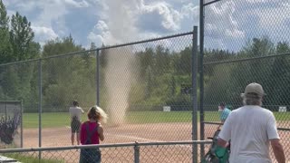 Dust Devil In Eveleth, MN