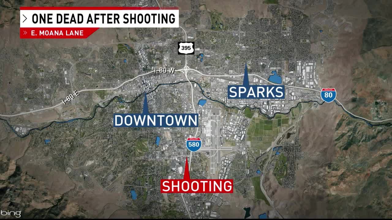 ONE SHOT, KILLED DURING ARMED ROBBERY AT RENO BUSINESS