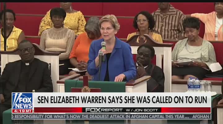 Elizabeth Warren called by God