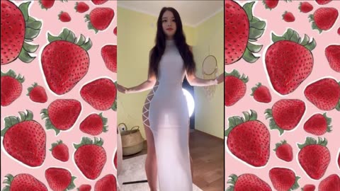 Beauty Asian Big bank TikTok challenge🍑
