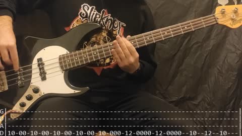 Marilyn Manson - This Is The New Shit Bass Cover (Tabs)