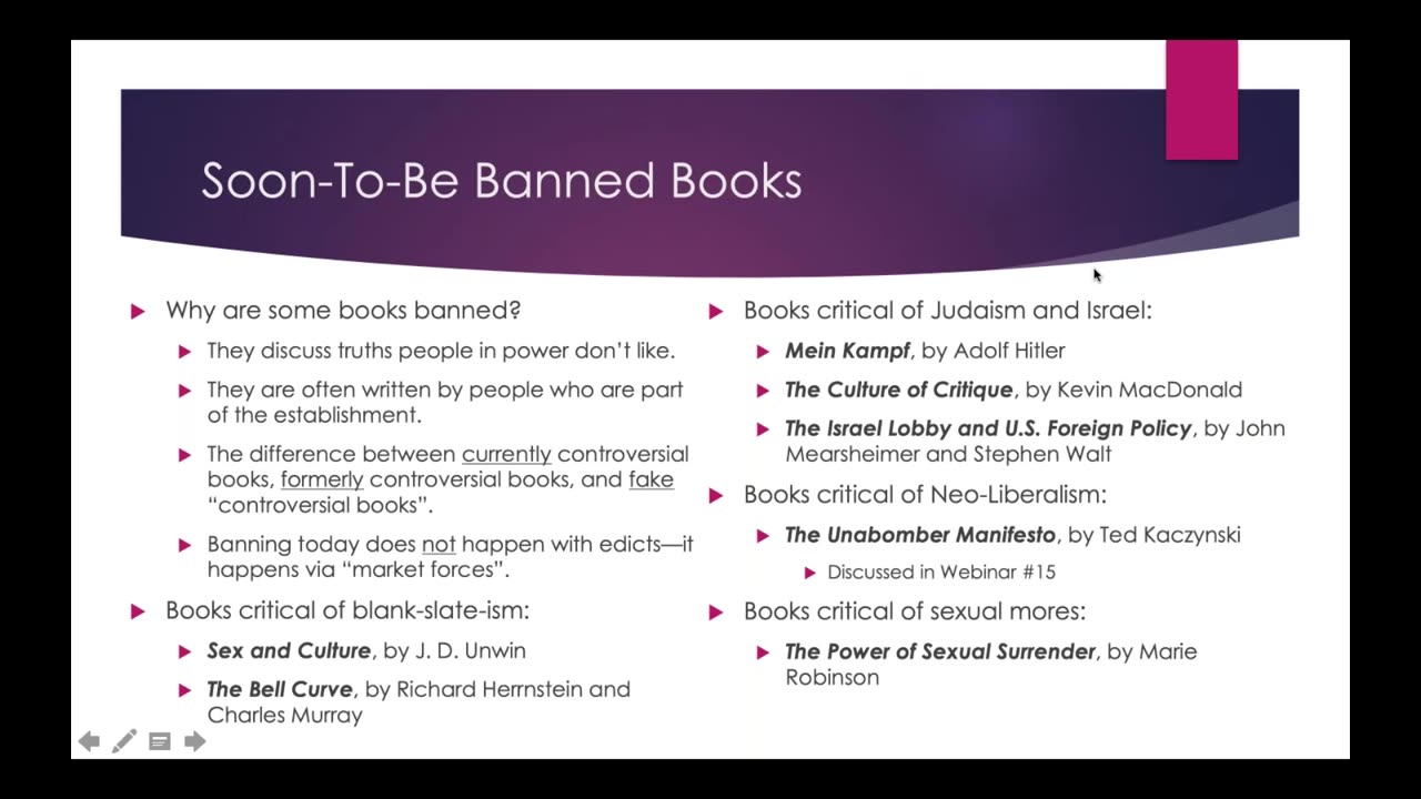 CRP Weekly Webinar #28: SoonToBe Banned Books