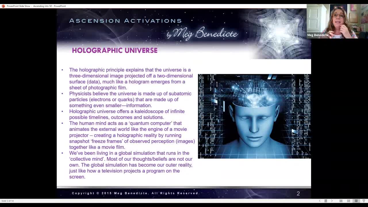 Meg Benedicte: Ascension into the 5th Dimension