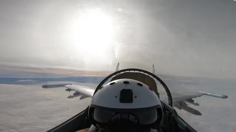 Airspace control: Russian Su-35s on fights during the exceptional military activity