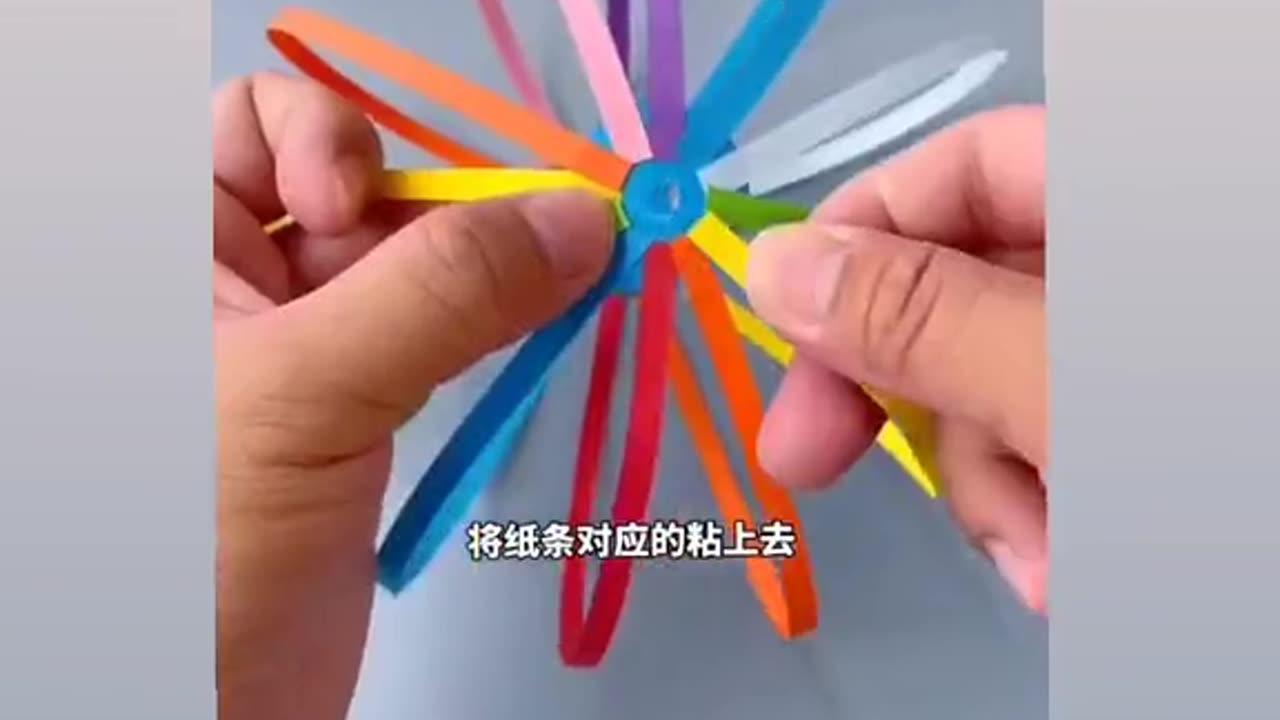 Making flowers out of paper