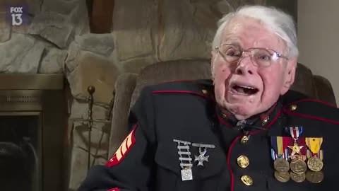 “This Is Not the Country We Fought For” - 100 Year-Old Veteran Breaks Down Crying