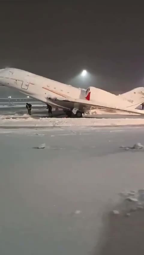 Heavy snow and ice has frozen jets in Munich bound for Dubai's global warming conference 🤣