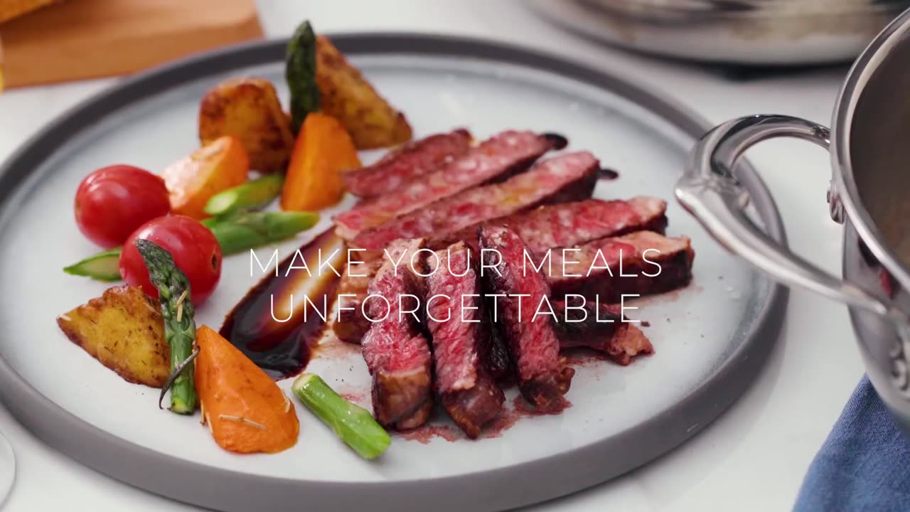 ProfessionalQualityCookware5plyCladHomeCookingCommercialKitchensets