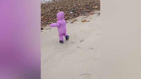 Funniest Babies on the Beach | Cute Baby Funny Moments-18