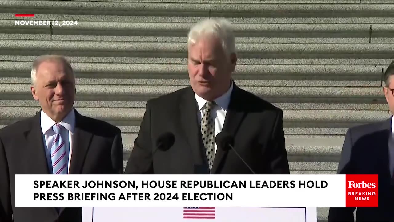 BREAKING NEWS: Speaker Johnson, House GOP Leaders Take Victory Lap After GOP Success In 2024