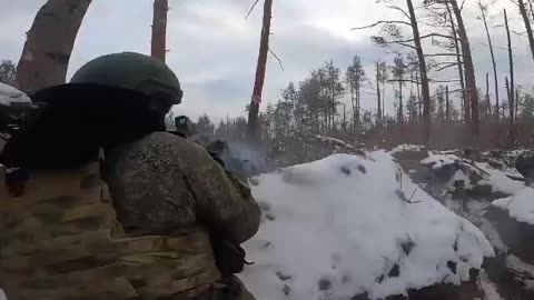 Russian paratroopers fight against AFU units to seize a stronghold