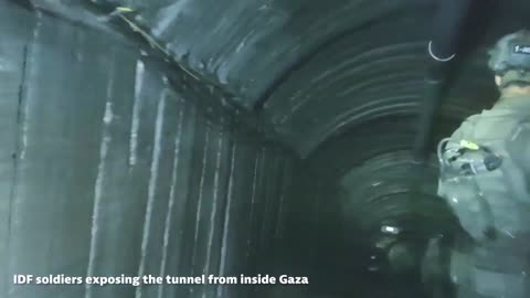 IDF DISCOVERS BIGGEST HAMAS TUNNEL