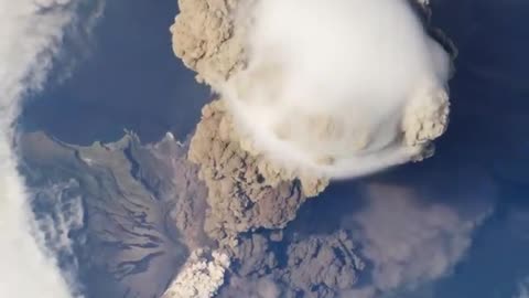 NASA - Sarychev Volcano Eruption from the International Space Station