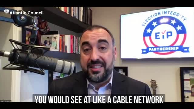 Alex Stamos - Goal Is To Turn Social Media Companies Into Cable News Gatekeepers