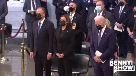 Kamala IGNORED As Biden Takes Seat