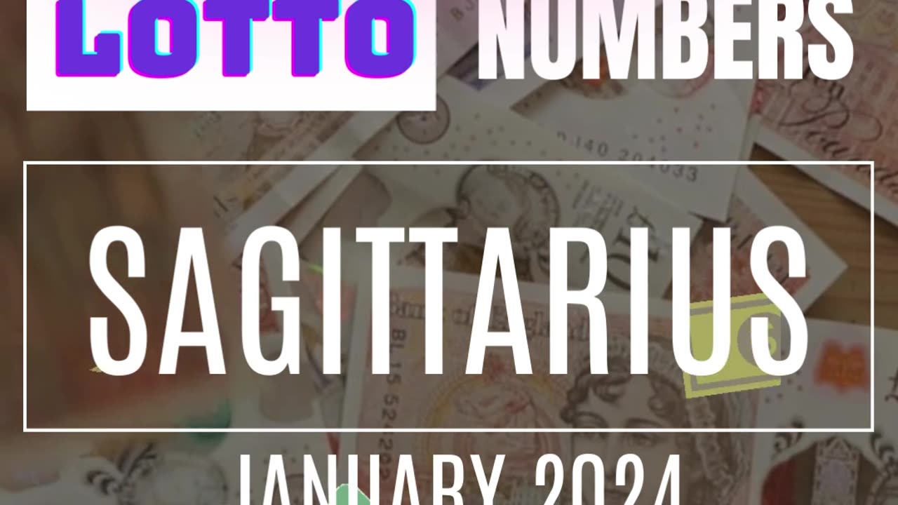 SAGITTARIUS JACKPOT WINNER!!💸❤️💲💕✨👉JANUARY 2024❤️💲✨💕💰❤️💸✨ #tarot #lottonumbers #lucky #lottery