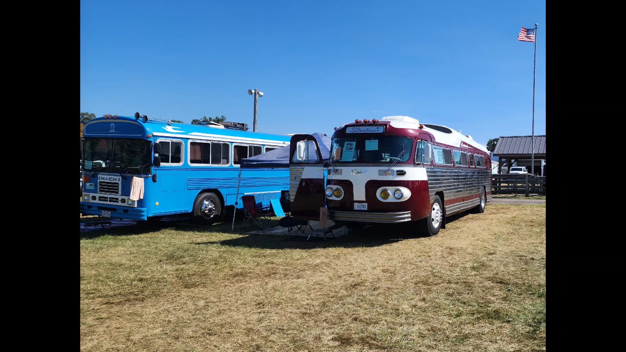 RAOC bus and camper rally Nappanee Indiana bus rally