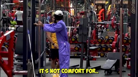 people shock in house keeping gym😱