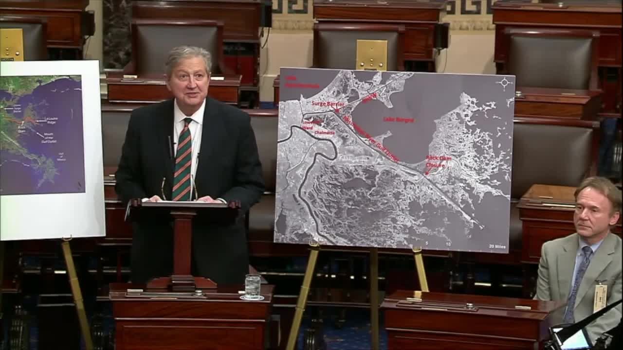 Senator John Kennedy lauds Congressional authorization to restore LA wetlands